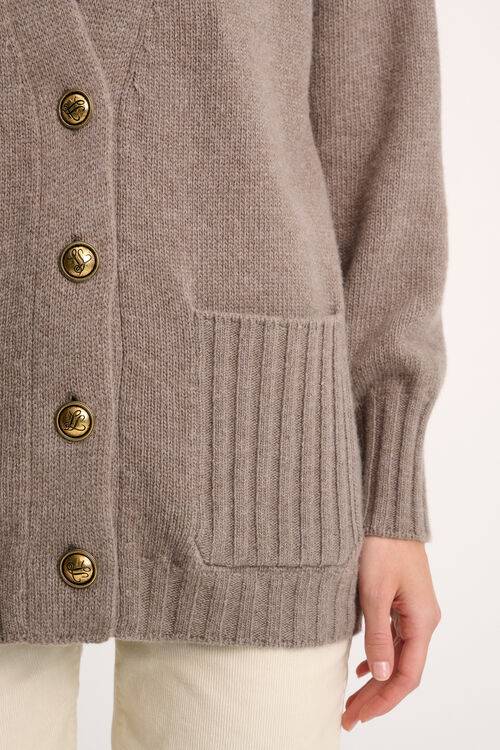 Luisa Spagnoli Canolo - Cardigan in misto cashmere Offerta