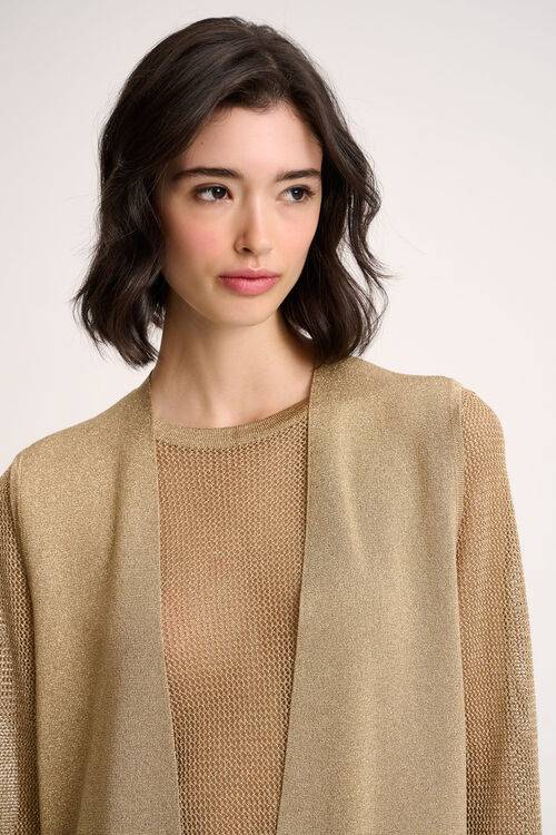 Luisa Spagnoli Zio - Gilet in lurex Economico