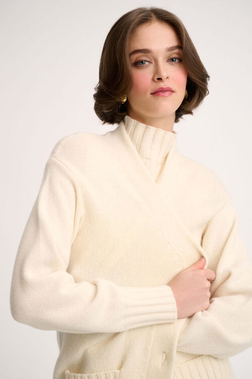 Luisa Spagnoli Canolo - Cardigan in misto cashmere Offerte