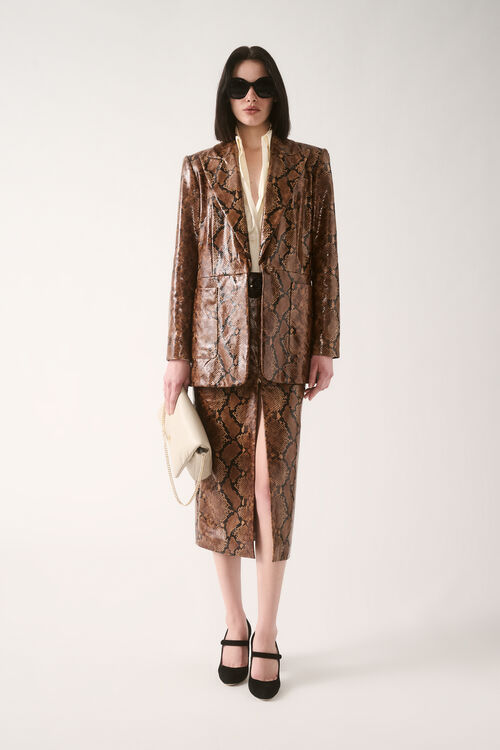 Luisa Spagnoli Francia - Gonna in pelle - Fashion Show Sottocosto