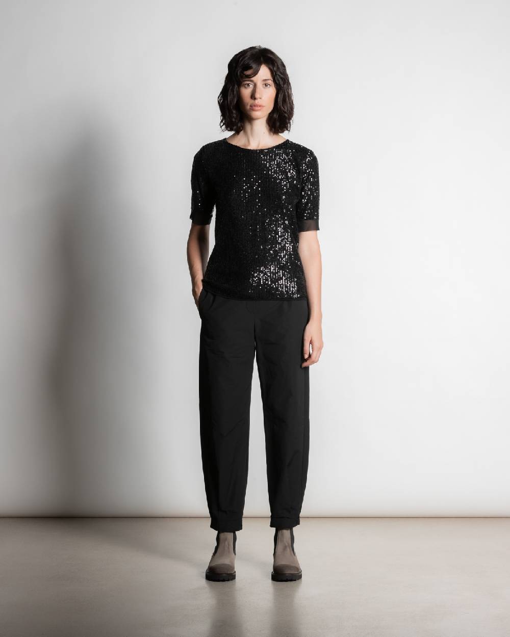 Rialto 48 T-SHIRT CON PAILLETTES Sconto