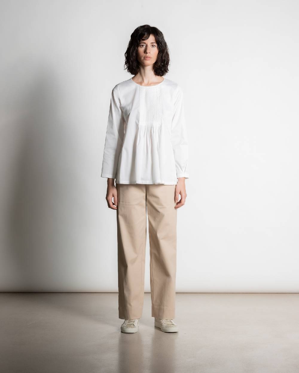 Rialto 48 BLUSA CON ARRICCIATURA Qualità Garantita