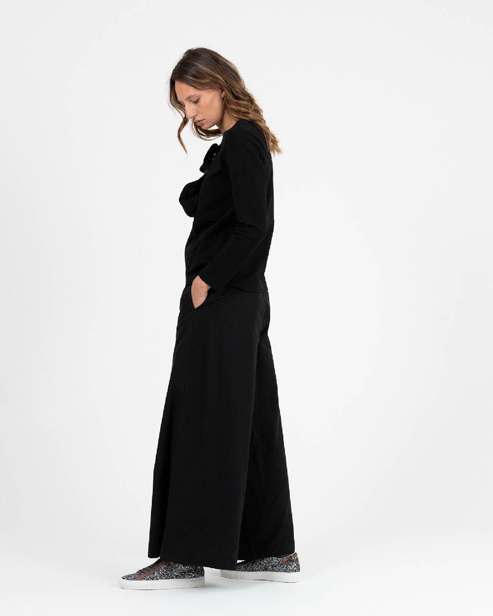 Rialto 48 PANTALONE A GAMBA LARGA Sconto