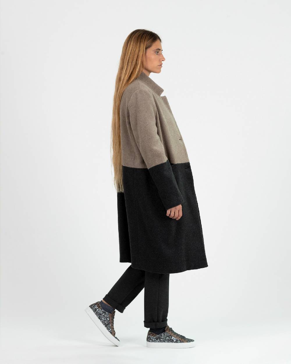 Rialto 48 CAPPOTTO BICOLOR Prezzo Ridotto