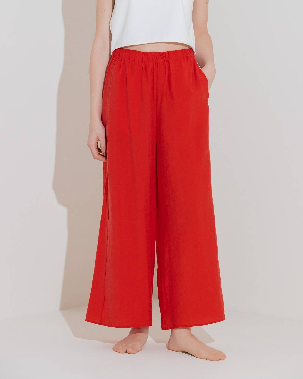 Rialto 48 PANTALONE A GAMBA LARGA Spedizione Gratuita