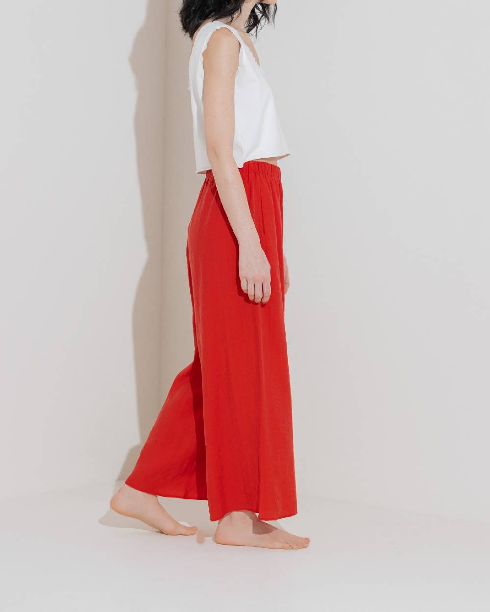 Rialto 48 PANTALONE A GAMBA LARGA Spedizione Gratuita