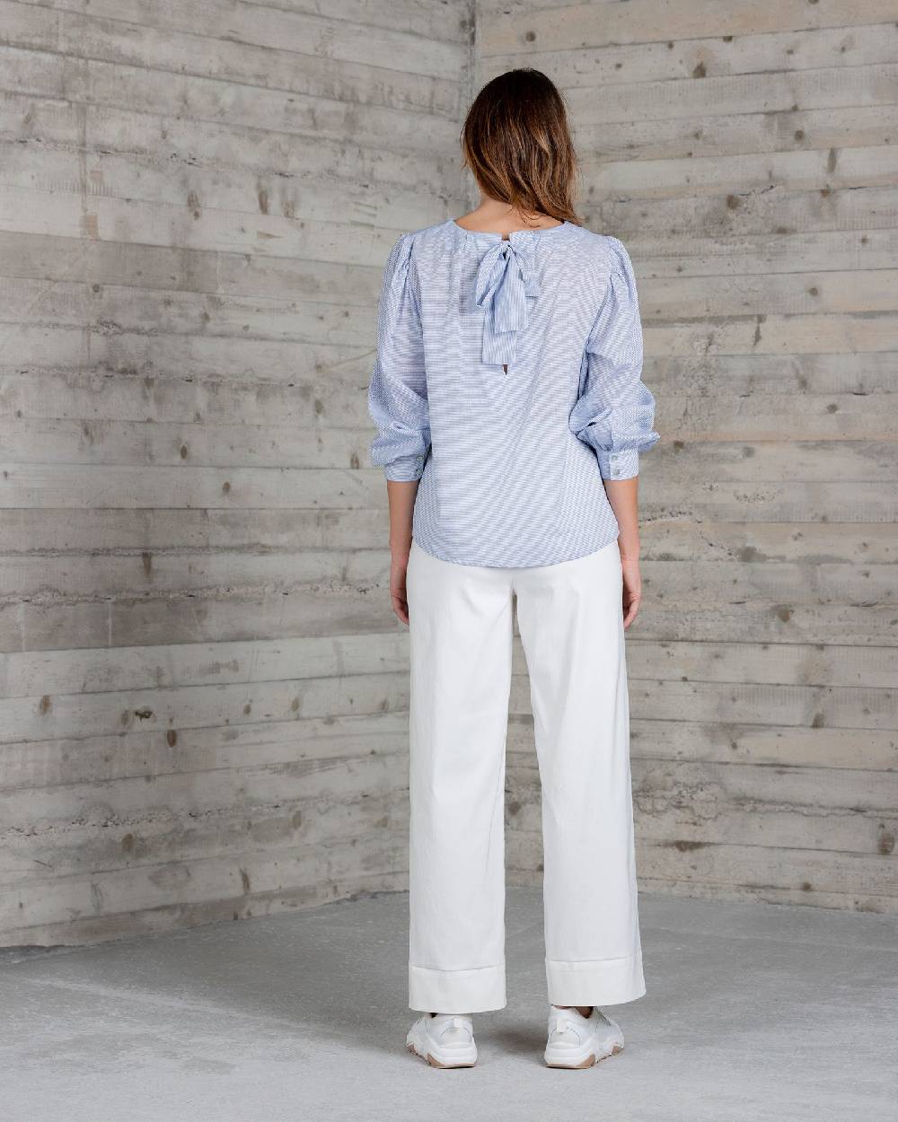 Rialto 48 CAMICIA CON COLLO ARRICCIATO In Saldo