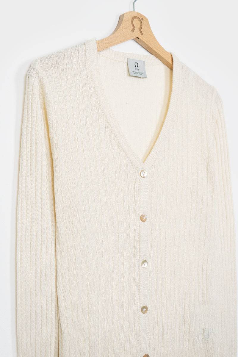 Rifò REALMA Cardigan Donna Seta Rigenerata Qualità Garantita