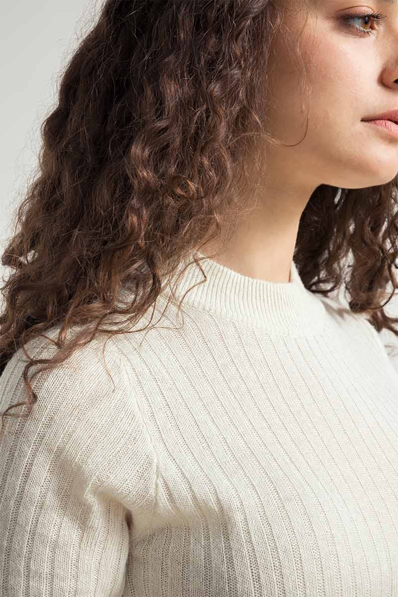 Rifò RENZA Maglia Donna Seta Rigenerata Consegna Veloce