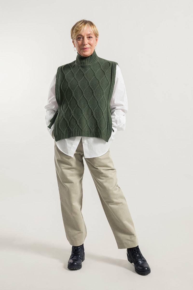 Rifò DELIA Gilet Collo Alto Lana Rigenerata Shopping Online