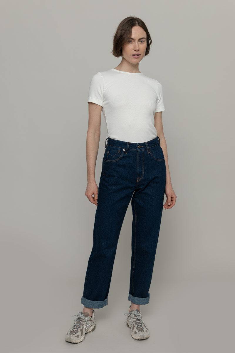 Rifò AGLAIA Pantaloni Jeans Donna Cotone Rigenerato Affare Del Giorno