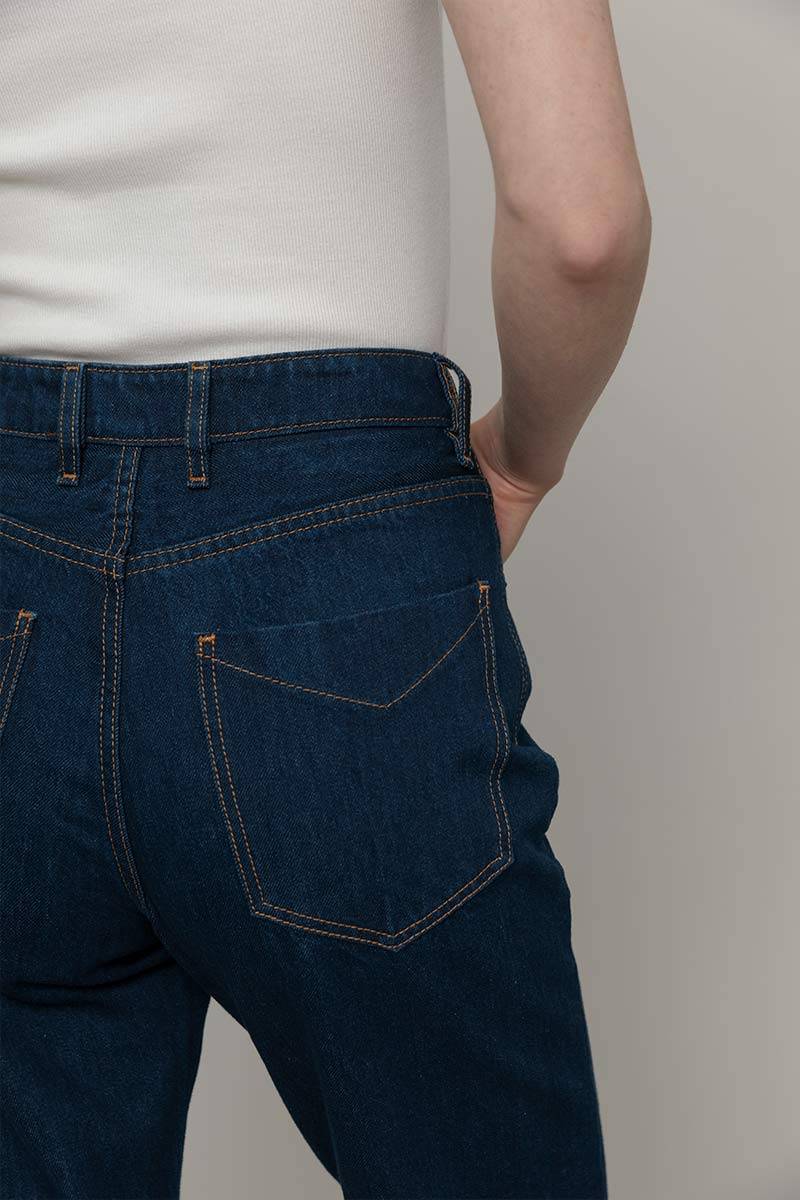 Rifò AGLAIA Pantaloni Jeans Donna Cotone Rigenerato Affare Del Giorno