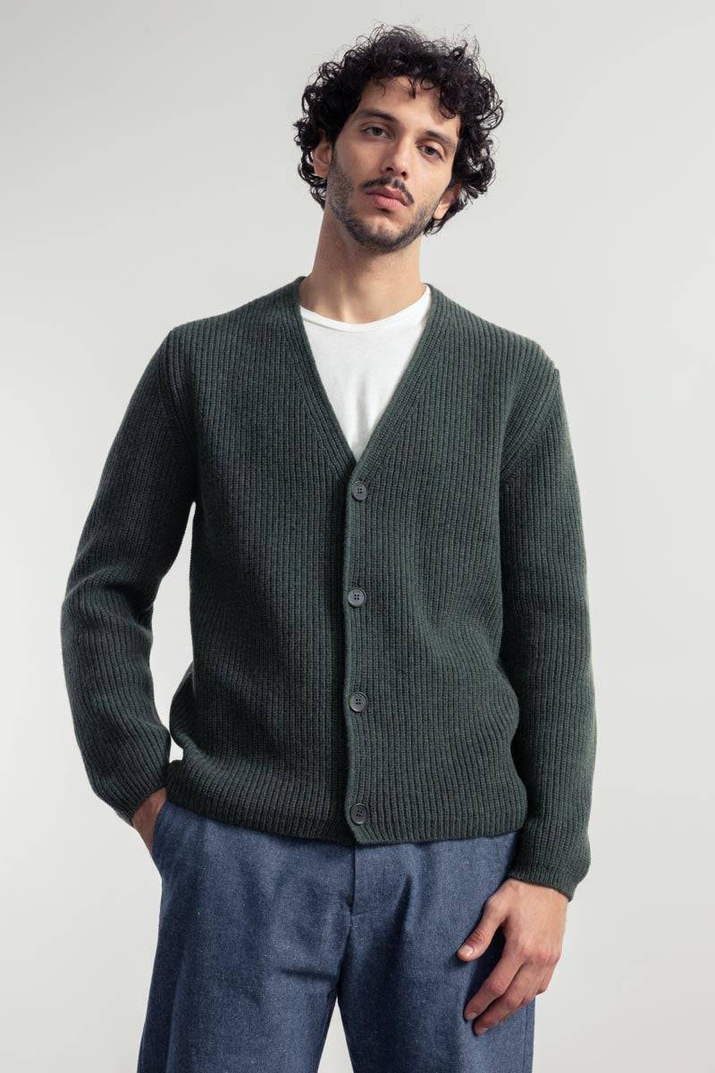 Rifò CLETO Cardigan Unisex Lana Rigenerata Prezzo Ridotto