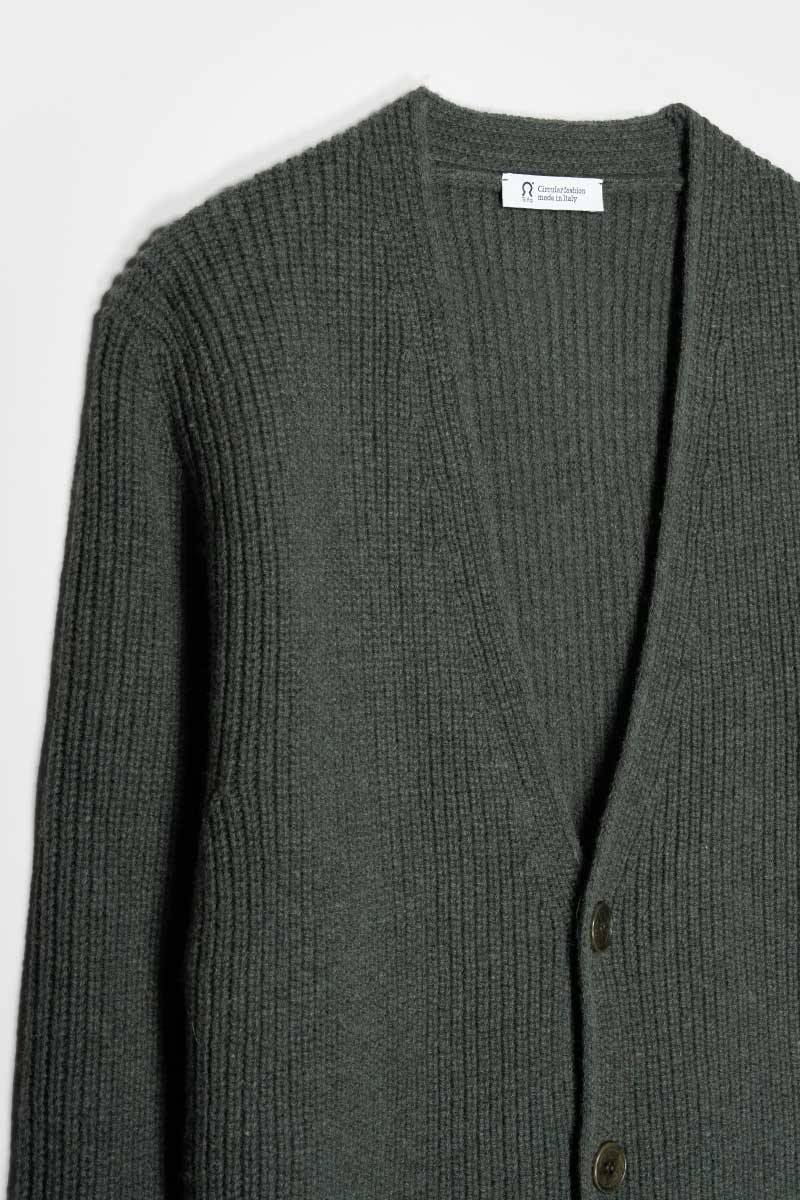 Rifò CLETO Cardigan Unisex Lana Rigenerata Prezzo Ridotto