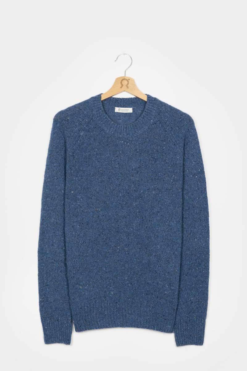 Rifò ALFREDO Maglia Girocollo Unisex Cashmere Rigenerato Novità