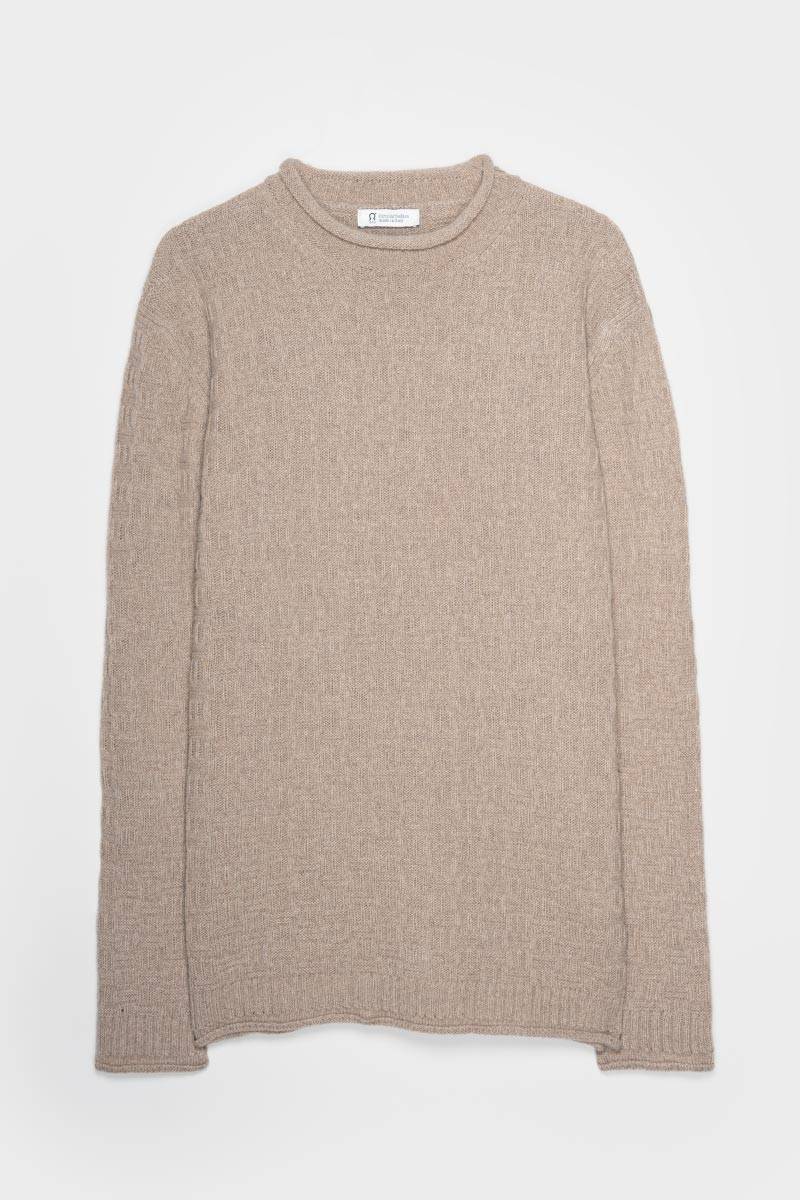 Rifò FERNANDO Maglia Uomo Cashmere Rigenerato Economico