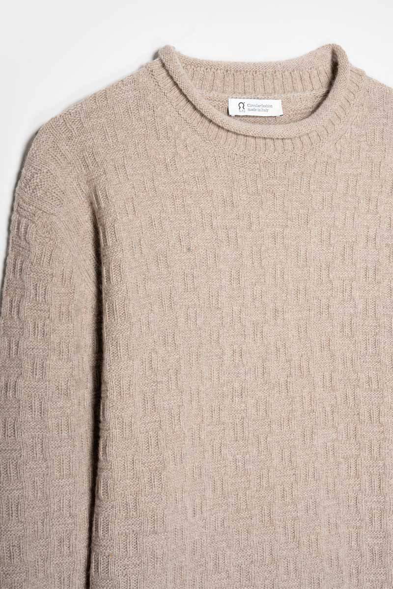 Rifò FERNANDO Maglia Uomo Cashmere Rigenerato Economico