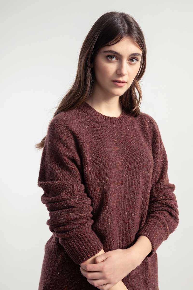 Rifò ALFREDO Maglia Girocollo Unisex Cashmere Rigenerato Italy