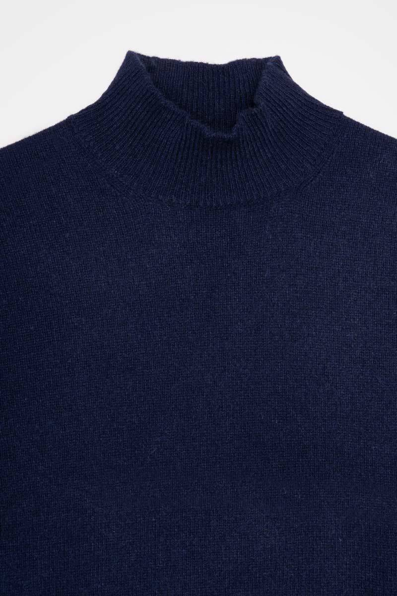 Rifò CLEMENTE Maglia Collo Alto Uomo Cashmere Rigenerato Italia