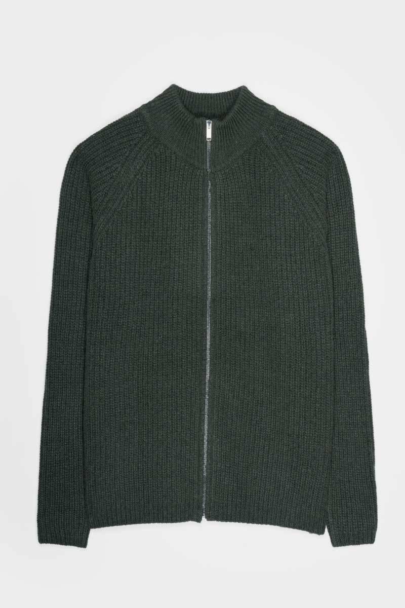 Rifò IPPOLITO Cardigan Uomo Cashmere Rigenerato Nuovo