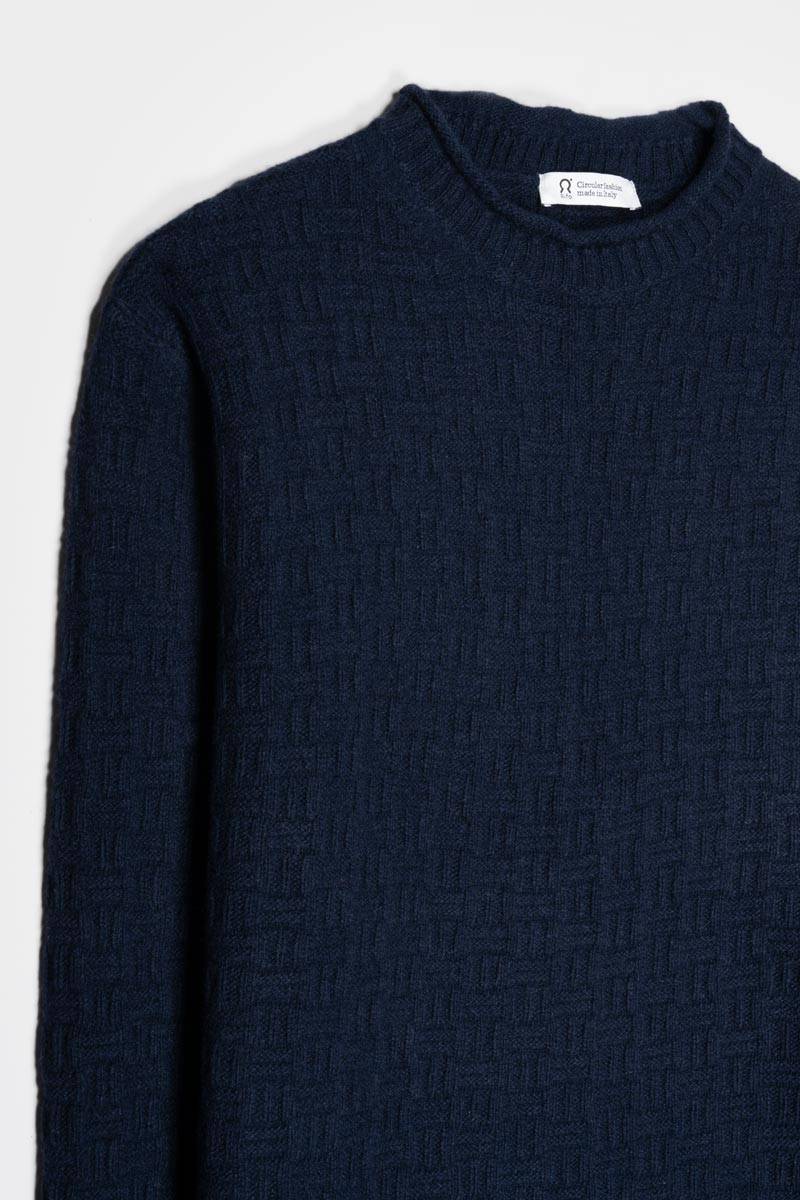 Rifò FERNANDO Maglia Uomo Cashmere Rigenerato Qualità