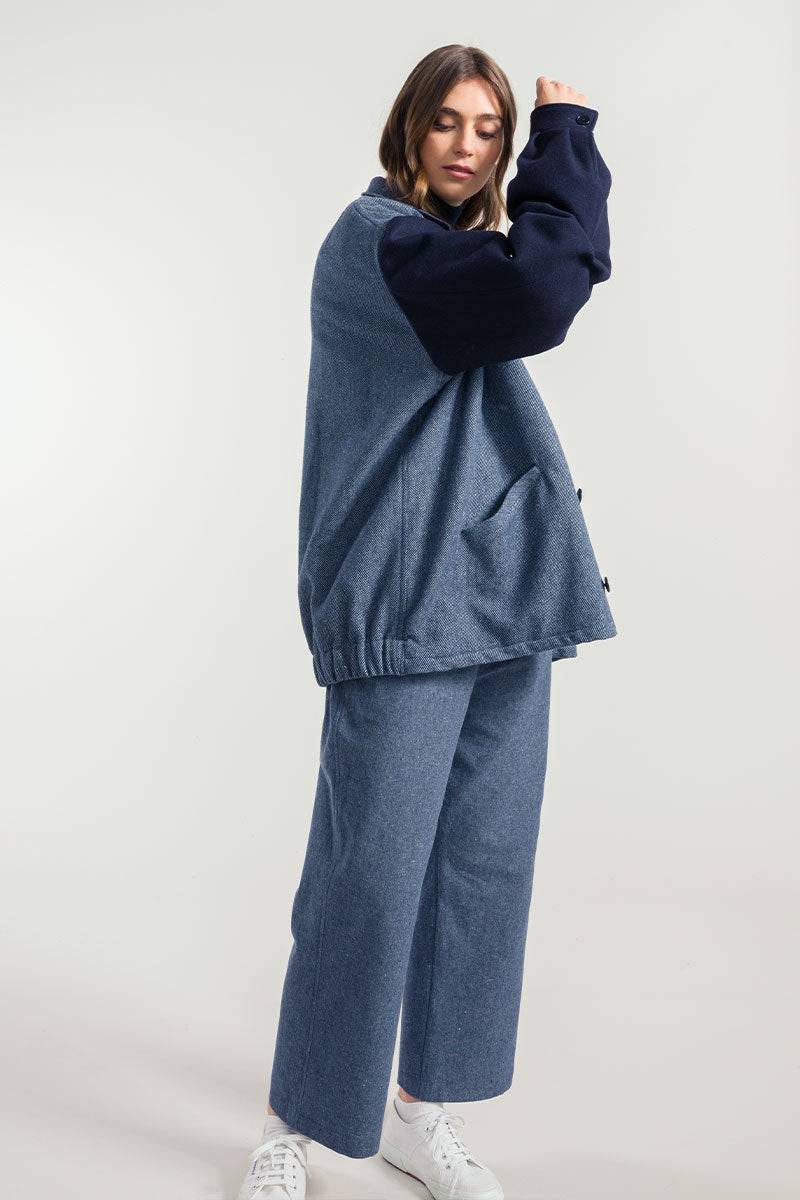 Rifò LEONE Giacca Bomber Unisex Lana Rigenerata Qualità Garantita