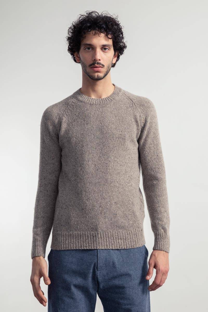 Rifò ALFREDO Maglia Girocollo Unisex Cashmere Rigenerato Negozi Online
