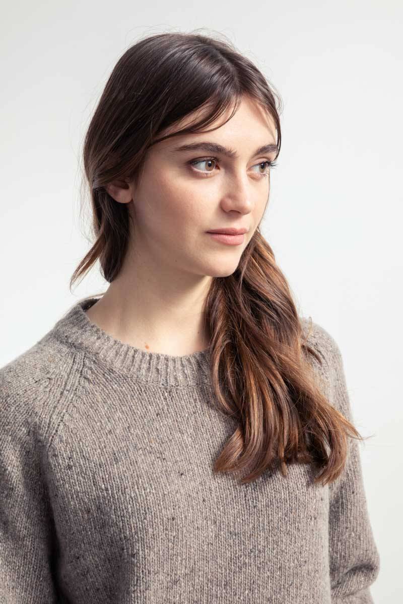 Rifò ALFREDO Maglia Girocollo Unisex Cashmere Rigenerato Negozi Online