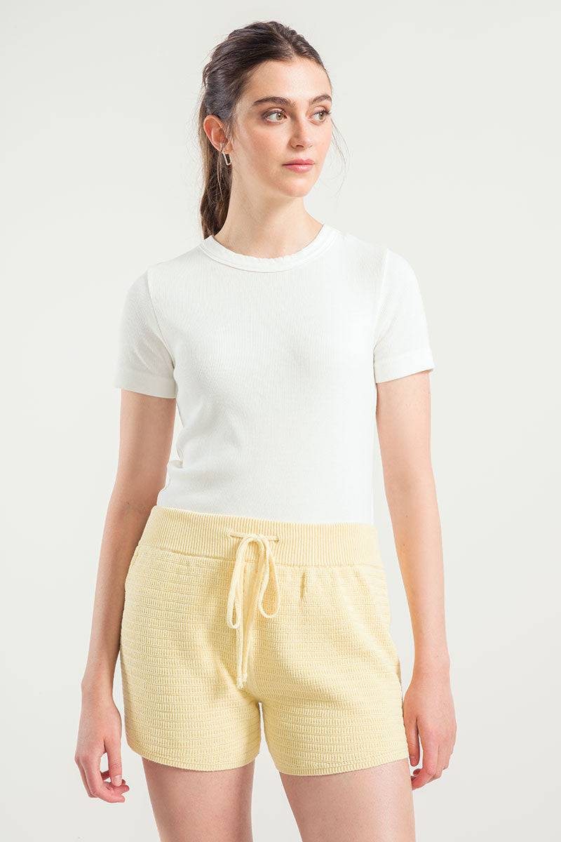 Rifò STELLA Shorts in Maglia Donna Cotone Rigenerato Affare Del Giorno