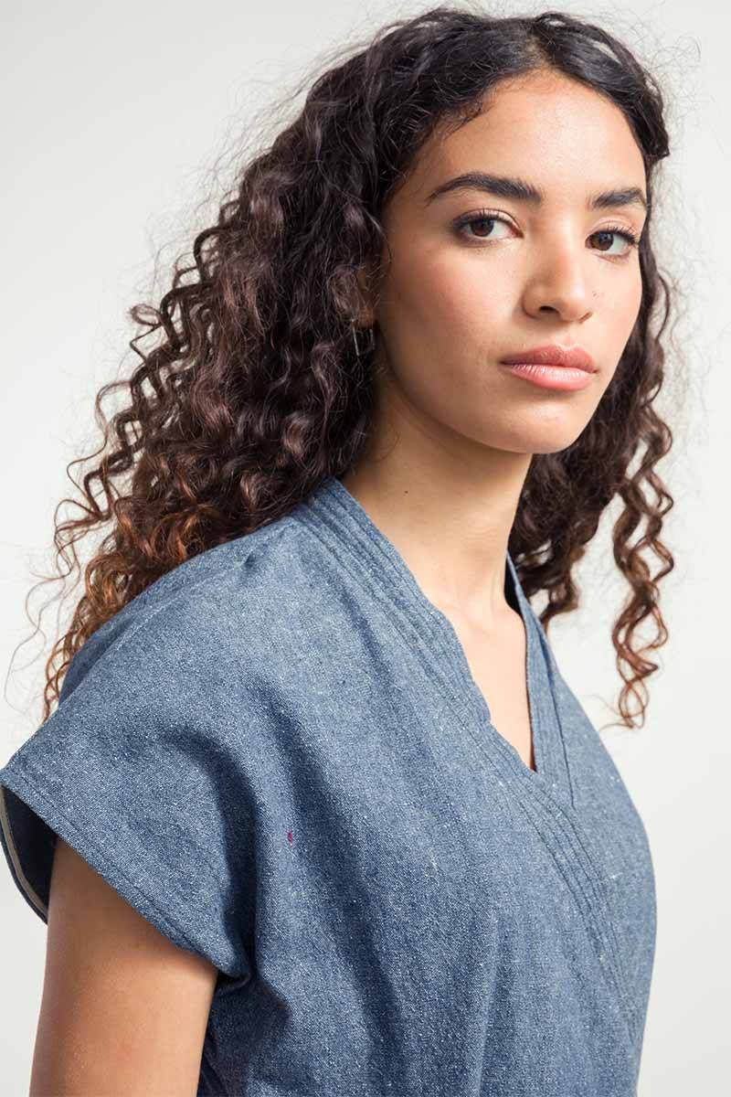 Rifò CLOE Abito Jeans Rigenerato Offerta