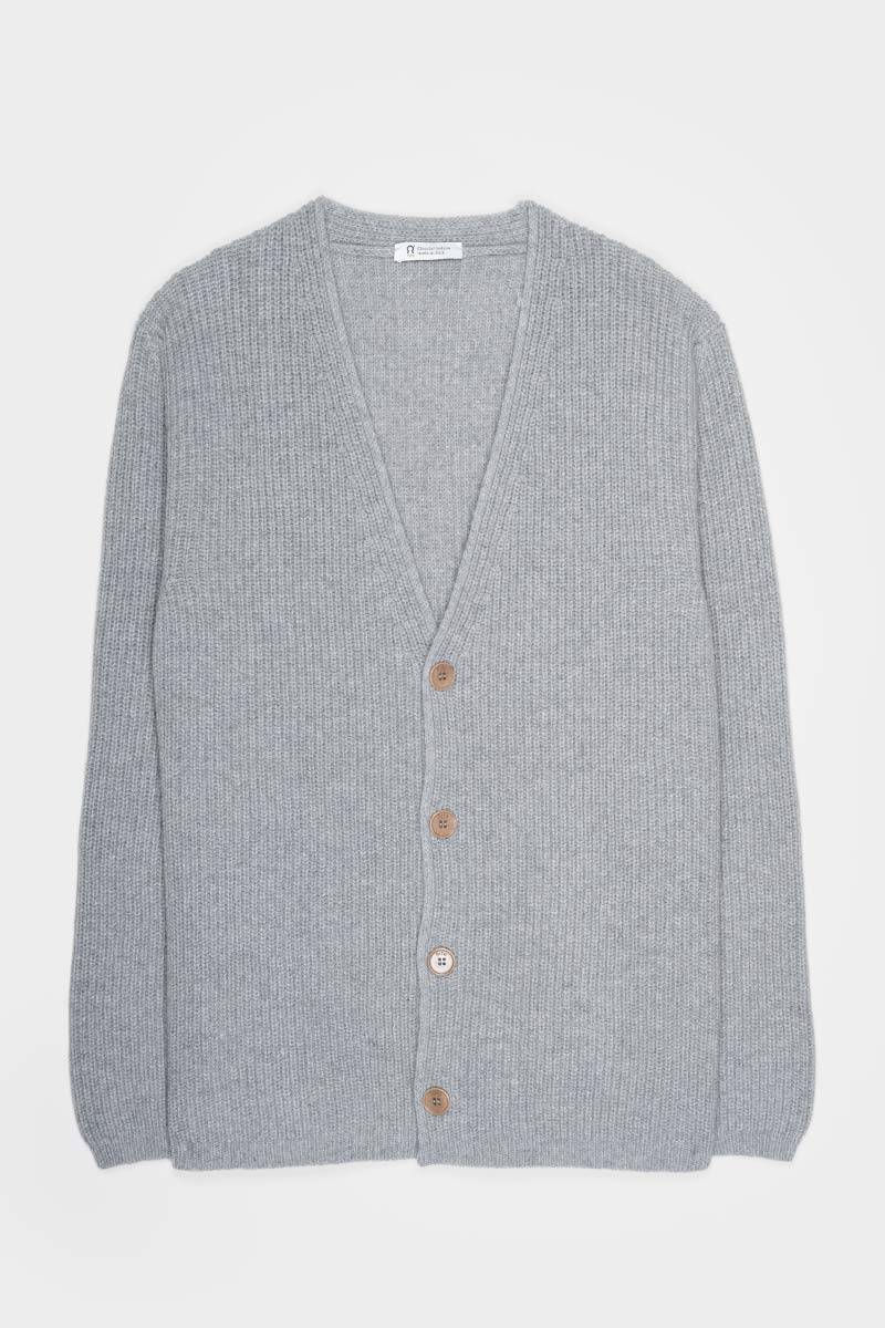 Rifò CLETO Cardigan Unisex Lana Rigenerata Saldi