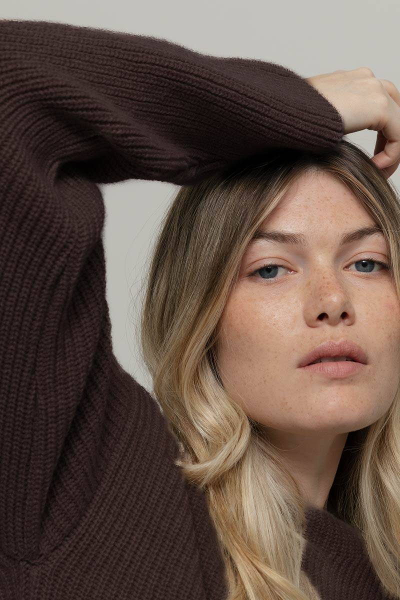 Rifò MELISSA Maglia Girocollo Donna Cashmere Rigenerato Offerte