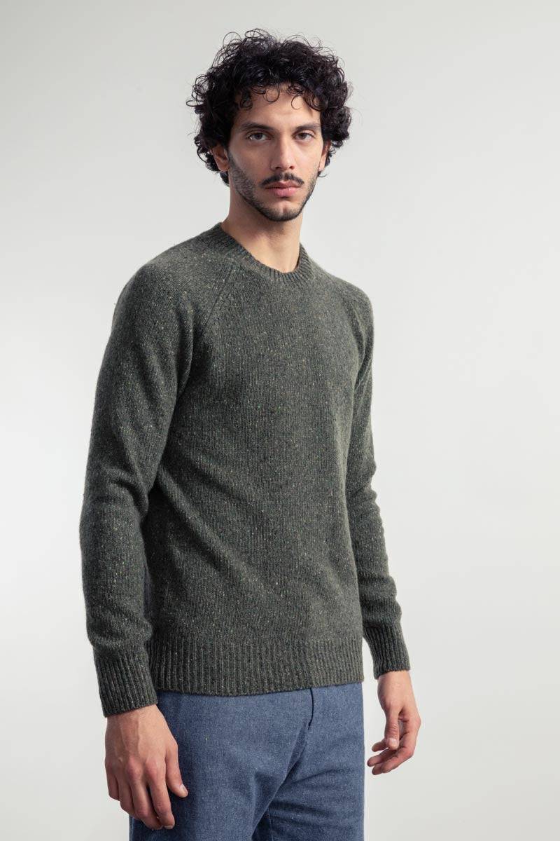 Rifò ALFREDO Maglia Girocollo Unisex Cashmere Rigenerato Hotsell