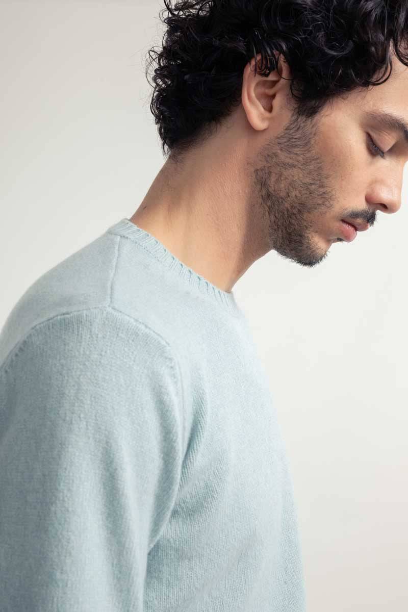 Rifò ROMEO Maglia Uomo Cashmere Rigenerato Vendita Calda