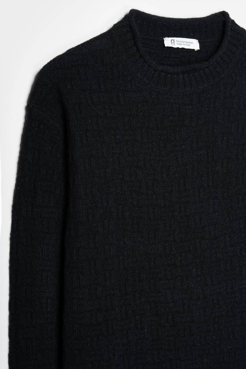 Rifò FERNANDO Maglia Uomo Cashmere Rigenerato Saldi Di Fabbrica
