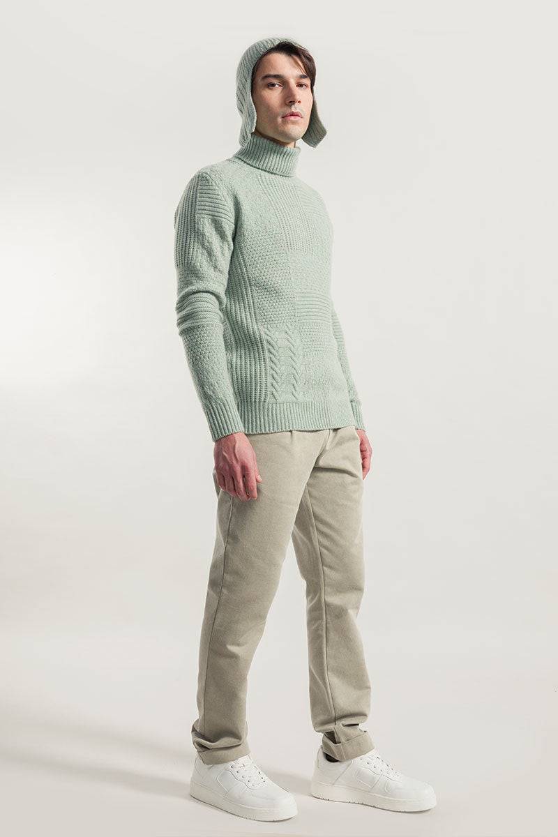 Rifò BARTOLOMEO Maglia Collo Alto Uomo Cashmere Rigenerato Negozio