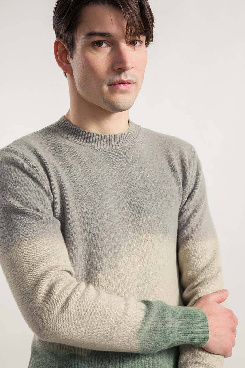 Rifò FOLCO Maglia Uomo Cashmere Rigenerato In Saldo