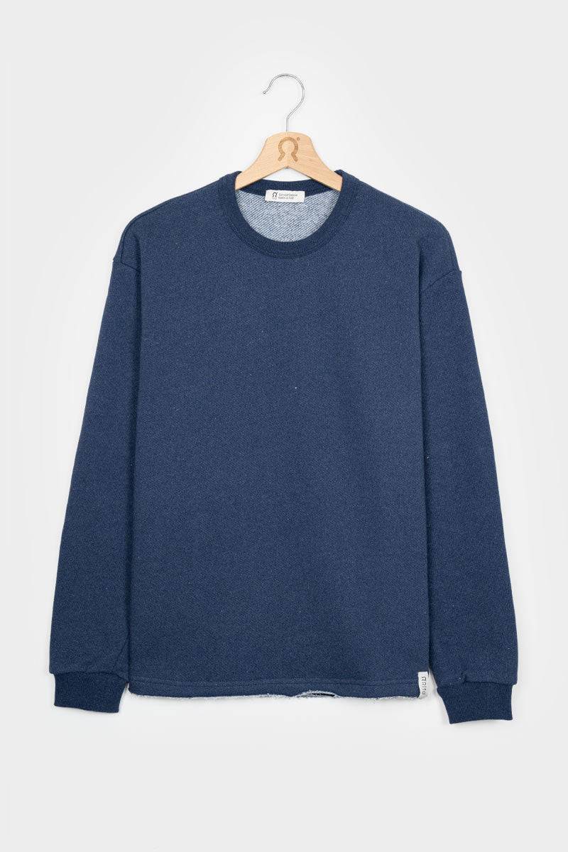 Rifò RAFAEL Felpa Uomo Cotone Jeans Rigenerato Nuova