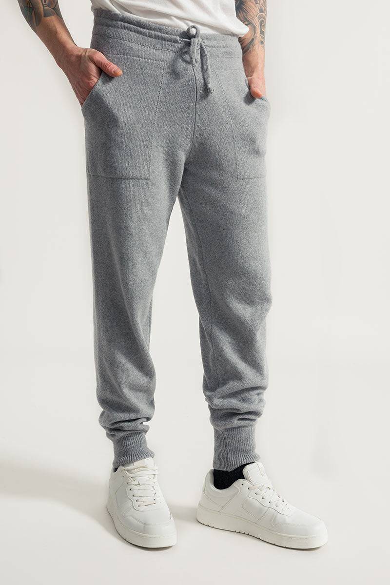 Rifò PATROCLO Pantaloni Tuta Uomo Cashmere Rigenerato Italy