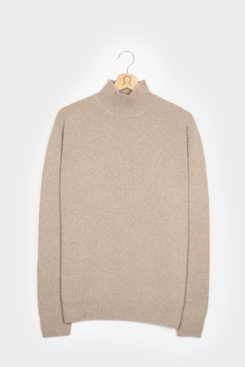 Rifò CLEMENTE Maglia Collo Alto Uomo Cashmere Rigenerato In Linea