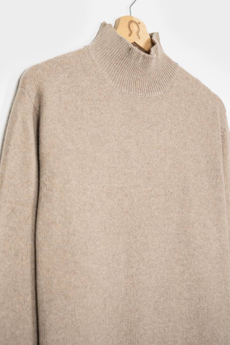 Rifò CLEMENTE Maglia Collo Alto Uomo Cashmere Rigenerato In Linea