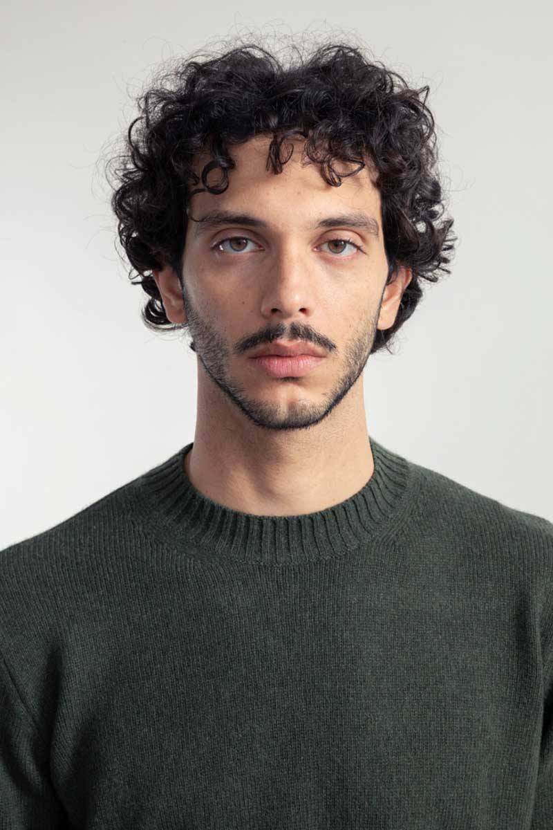 Rifò FERRUCCIO Maglia Uomo Lana Rigenerata Spedizione Gratuita