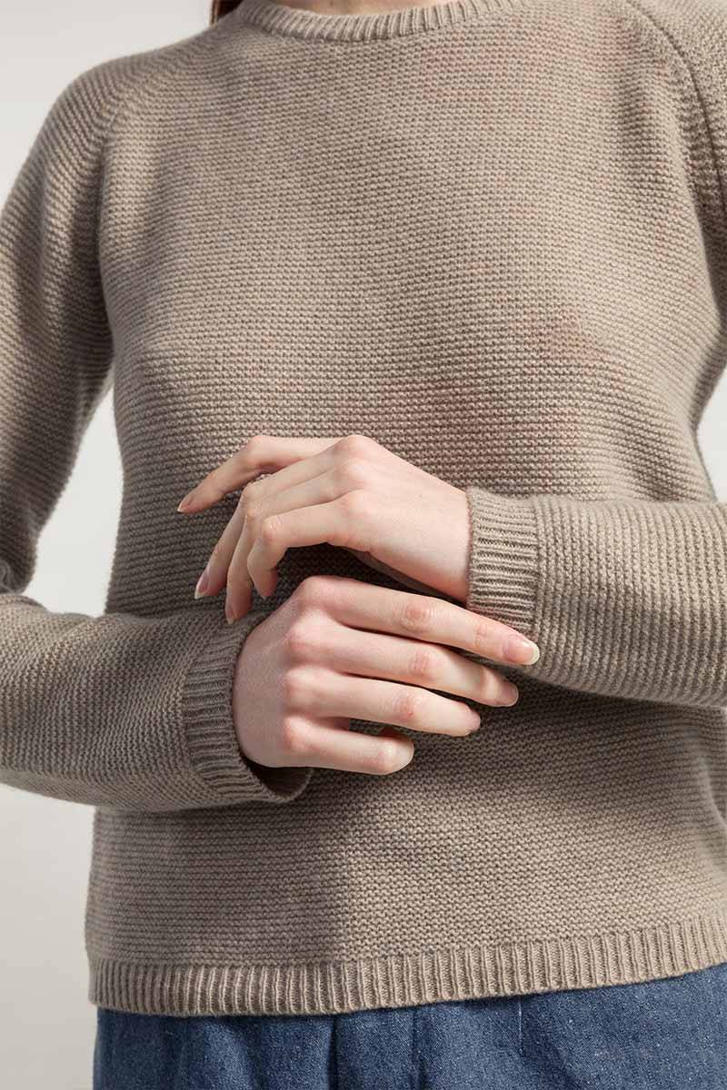 Rifò GIULIETTA Maglia Donna Cashmere Rigenerato Soddisfazione Garantita