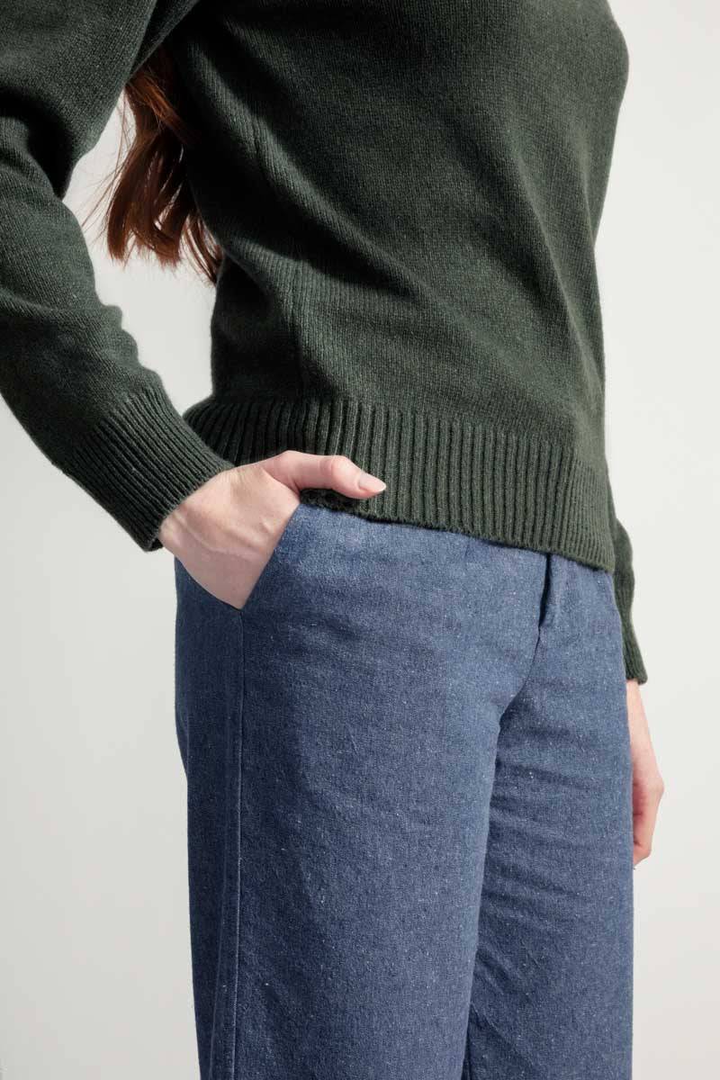 Rifò ADA Maglia Donna Cashmere Rigenerato Consegna Veloce