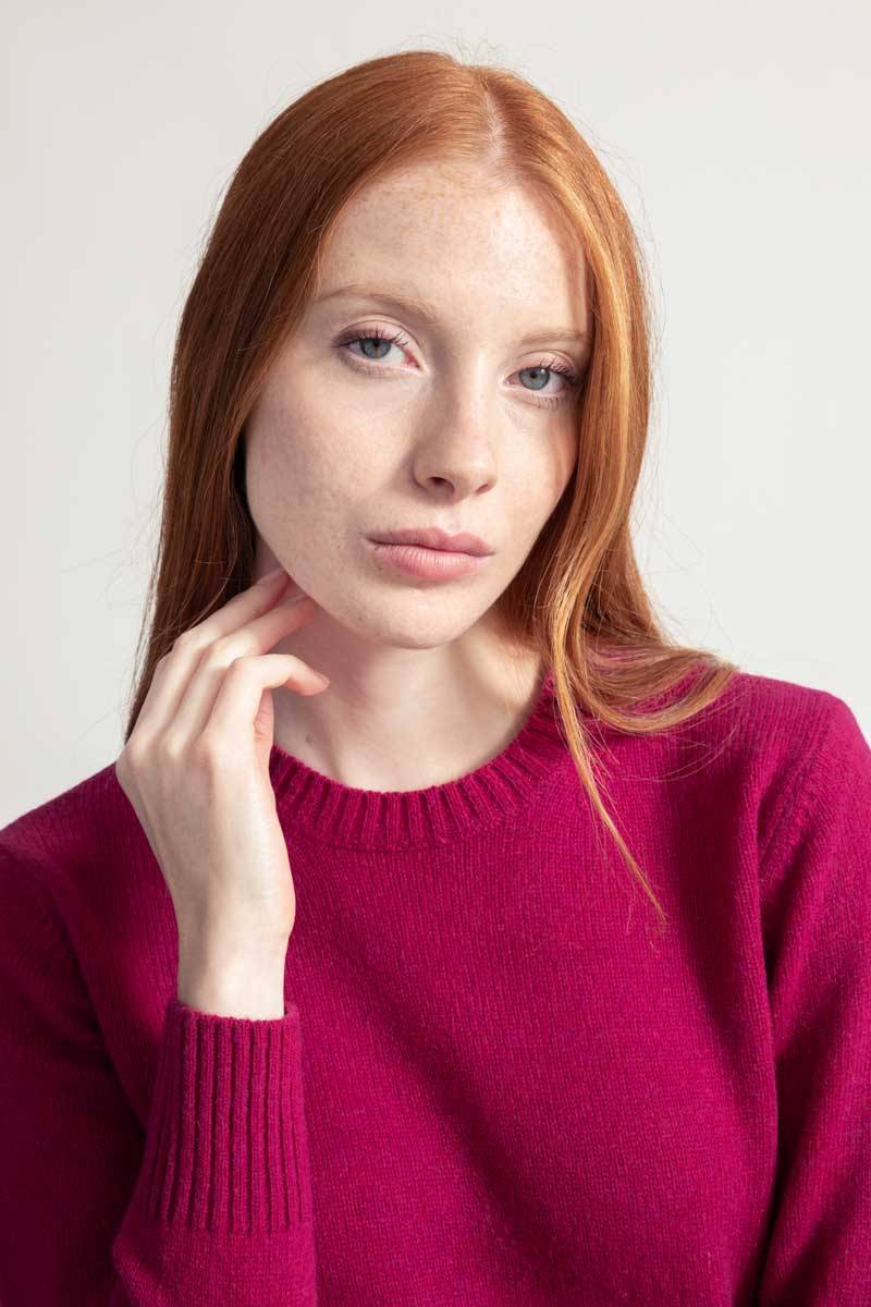Rifò LAURA Maglia Girocollo Donna Lana Rigenerata Outlet