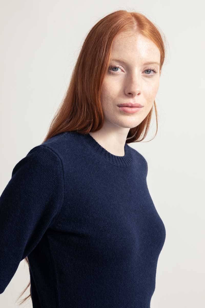 Rifò LAURA Maglia Girocollo Donna Lana Rigenerata In Vendita