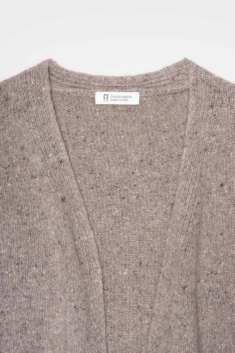Rifò PALOMA Cardigan Donna Cashmere Rigenerato Vendita Calda