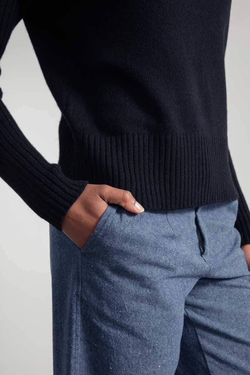 Rifò ERMINIA Maglia Donna Cashmere Rigenerato Negozio