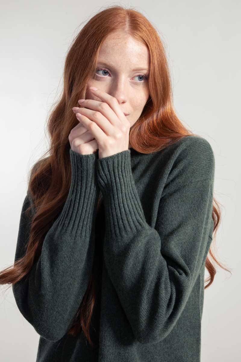 Rifò SELVAGGIA Abito Donna Lana Rigenerata In Saldo