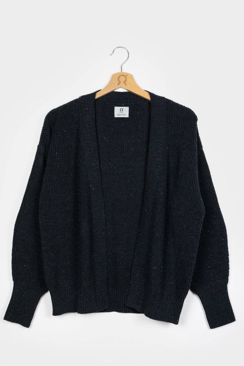 Rifò CARA Cardigan Donna Cotone Jeans Rigenerato Nuova